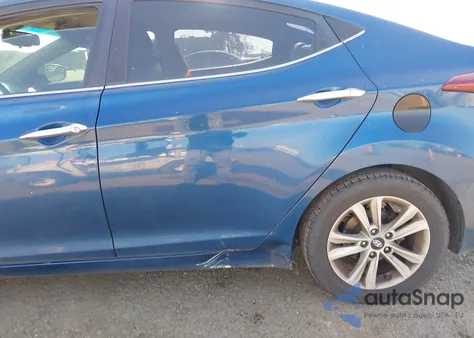 2015 Hyundai Elantra Limited из США, поврежденный, VIN KMHDH4AE1FU226136